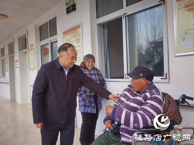 張銀良深入汝南縣看望慰問托養中心殘疾人及護工