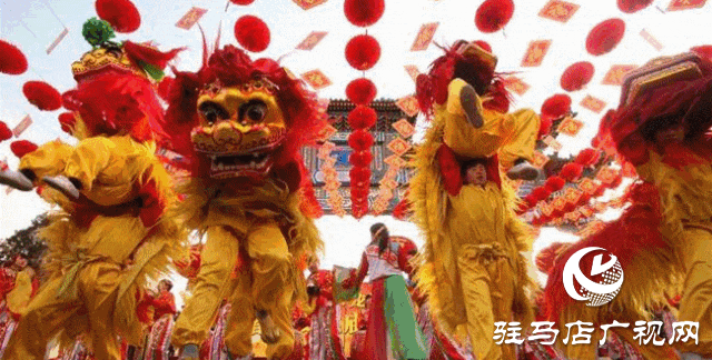 確山：春節活動龍騰虎躍