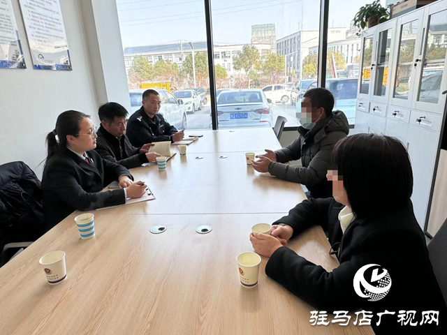 駐馬店市公安局經濟開發區分局成功化解一起勞資糾紛