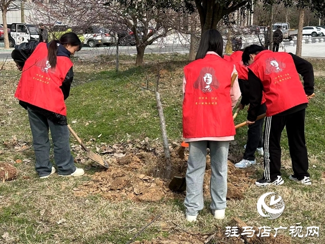 共建綠色校園 努力開展植樹節文明實踐活動