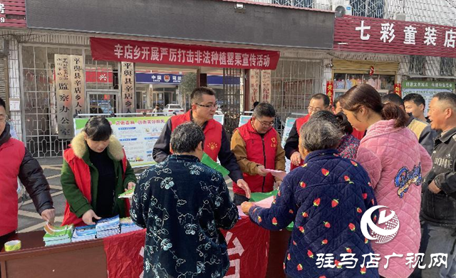 平輿縣辛店鄉組織開展禁毒集中宣傳活動