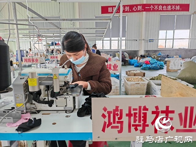 平輿縣高楊店鎮陶樓村：制襪廠實現企業、村集體和村民“三贏”