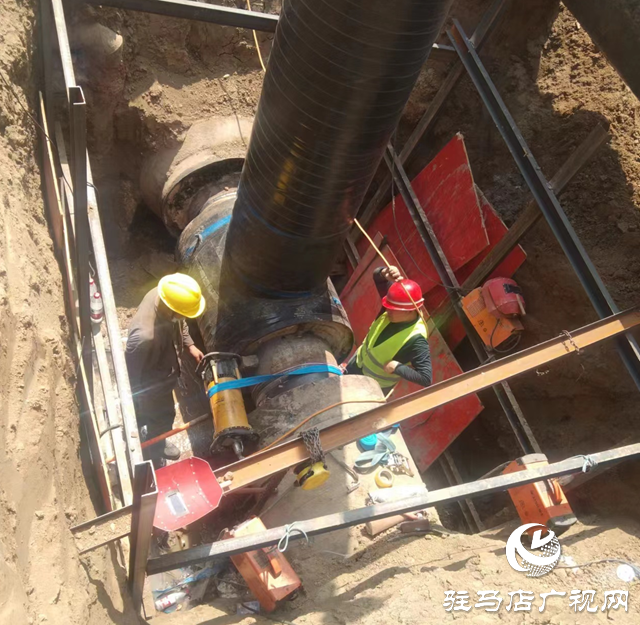 駐馬店市熱力公司完成6家工業新用戶碰口接入