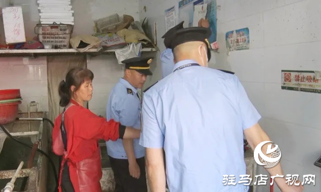 遂平縣市場監管局組織開展電子計價秤突擊檢查