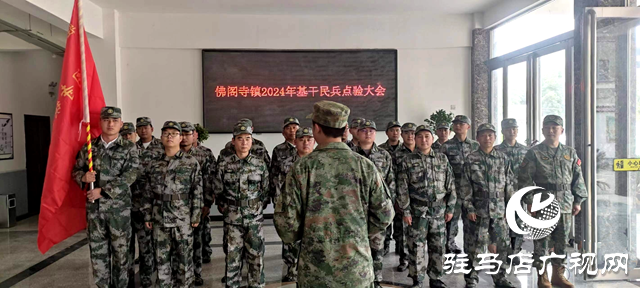 新蔡縣佛閣寺鎮召開2024年基干民兵點驗大會