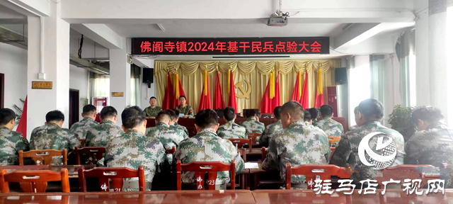 新蔡縣佛閣寺鎮召開2024年基干民兵點驗大會