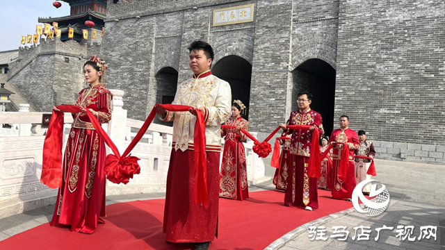 驛城區：舉行集體婚禮 倡導文明新風
