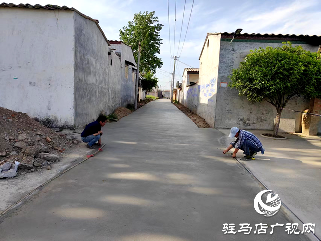 遂平縣車站街道付莊社區：自籌資金修路 建設美麗家園