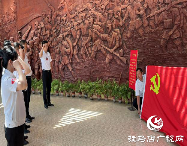 新蔡縣公共交通有限公司與平輿縣公共交通有限公司聯合開展迎“七一”黨建共建活動