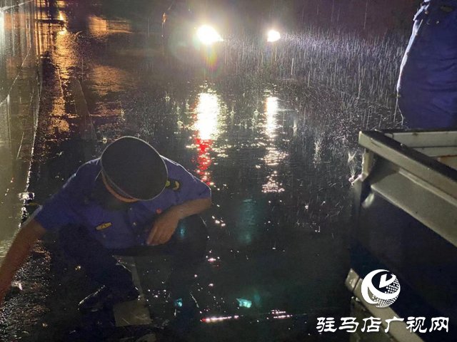 驛城區城管局：以雨為令 聞汛而動筑牢城市安全