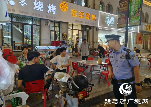 駐馬店市公安局示范區分局加強夏季夜間巡邏工作