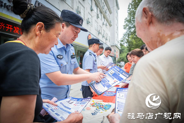 駐馬店市公安局經濟開發區分局開展反詐宣傳進企業活動