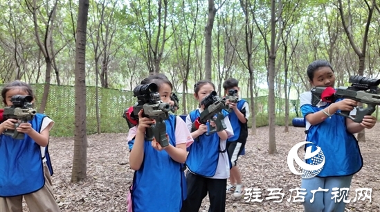 西平縣總工會愛心托管班成功舉辦軍事拓展訓練