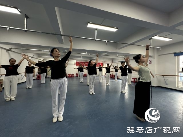 驛城區音樂舞蹈家協會舉辦原創廣場舞《文明驛城》教學培訓班