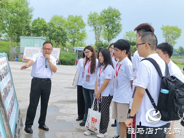 北京大學深圳研究生院“篤行計劃”駐馬店暑期社會實踐團走進平輿縣參觀調研