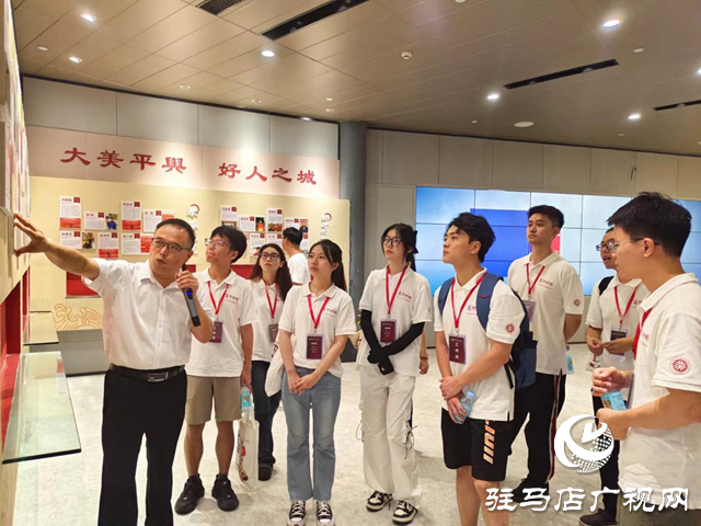 北京大學深圳研究生院“篤行計劃”駐馬店暑期社會實踐團走進平輿縣參觀調研