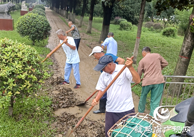 遂平縣園林綠化中心：扎實開展防汛清淤 營造良好休閑環境