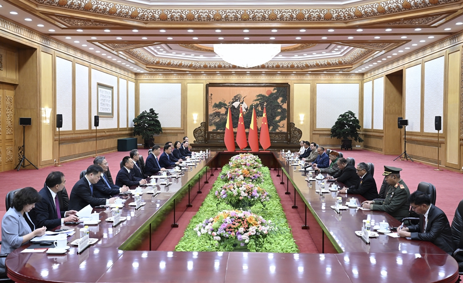 習近平同東帝汶總統奧爾塔會談