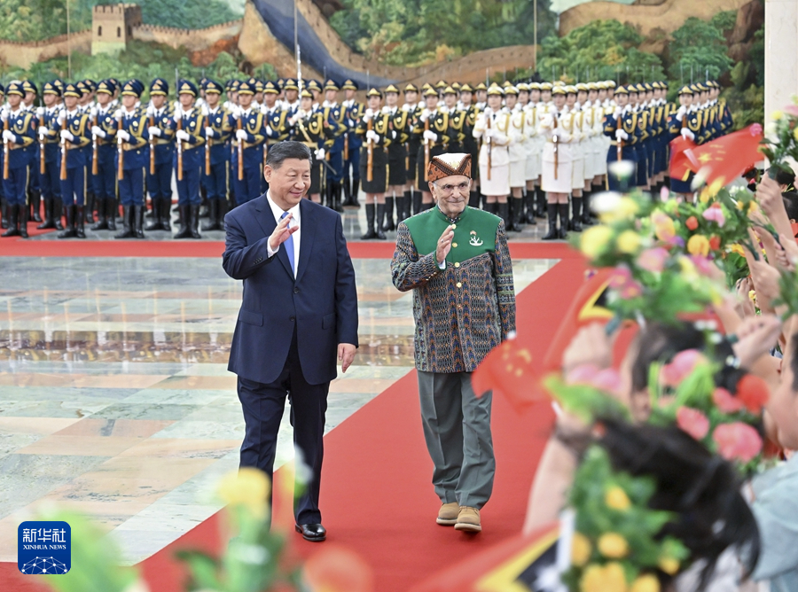 習近平同東帝汶總統奧爾塔會談