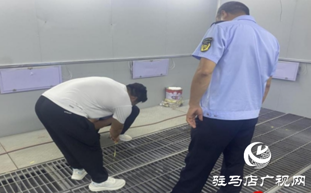 汽修噴漆異味擾民 執法人員快速處理