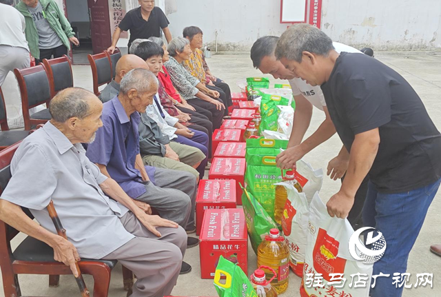 驛城區沙河店鎮：中秋慰問送真情 愛心捐贈顯擔當