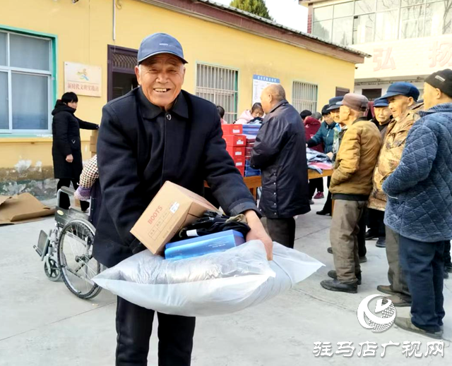 驛城區沙河店鎮：情系敬老院 冬日送溫暖