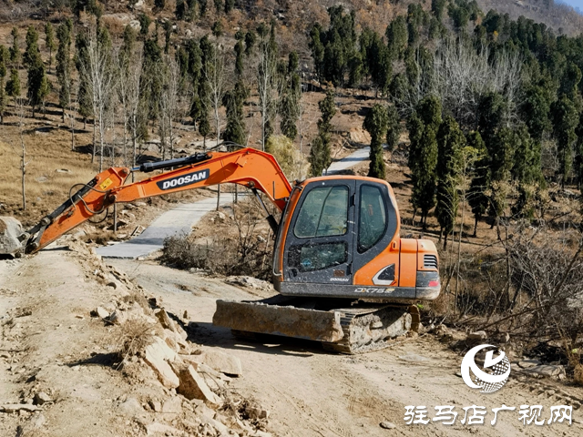 泌陽縣付莊鄉竹林村至白云山風電路連接線打通