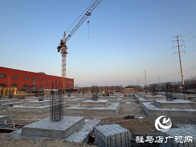 聚力沖刺“開門紅”！確山縣開發區項目建設如火如荼