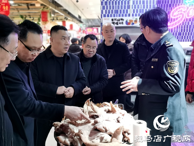 新蔡縣開展節前市場安全檢查