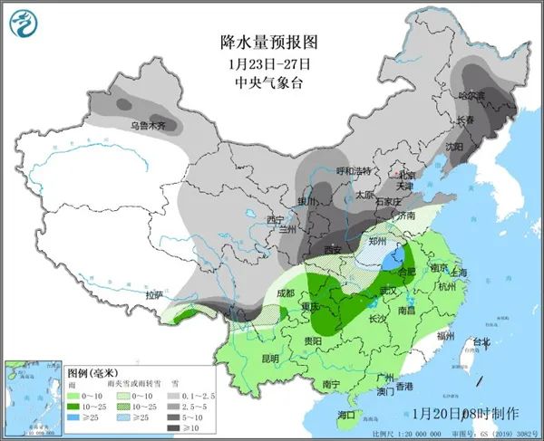 節前大寒潮將至！雨雪降溫來襲，春運返鄉需警惕