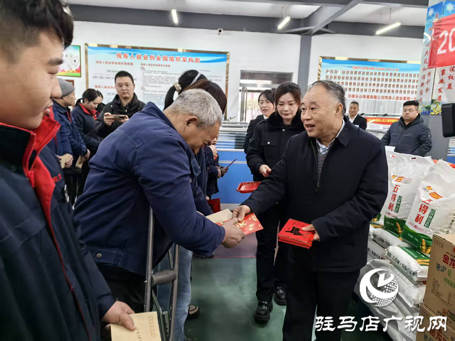張銀良春節前夕慰問殘疾職工