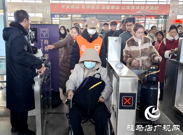 春節期間 駐馬店車務段發送旅客155674人次