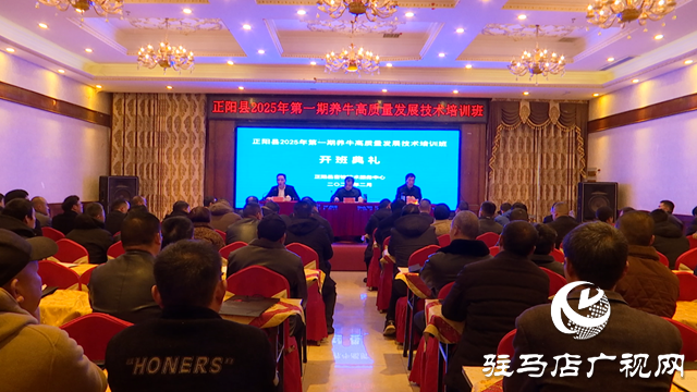 正陽縣2025年第一期養牛高質量發展技術培訓班開班儀式舉行