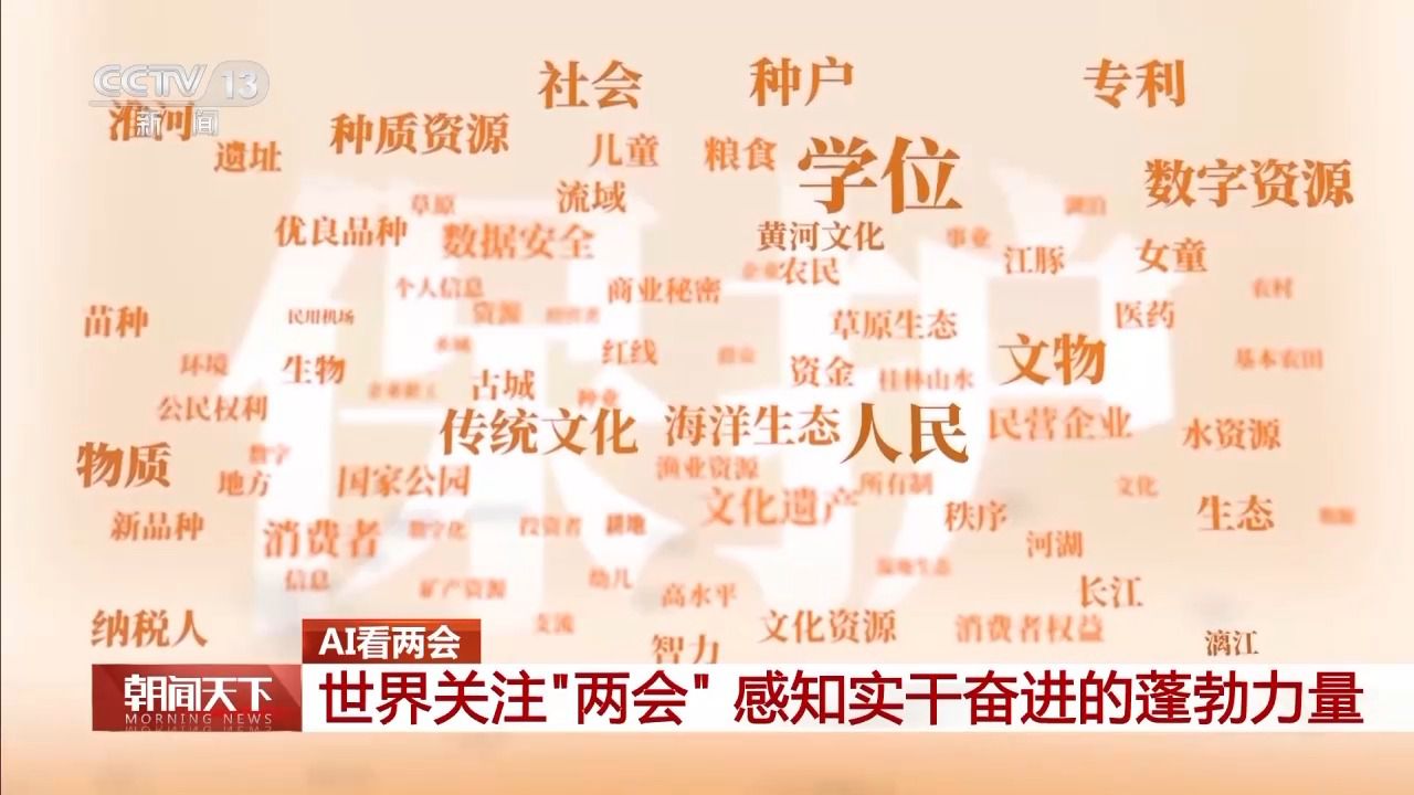 協商、調研、服務……AI帶你了解兩會高頻詞都有哪些