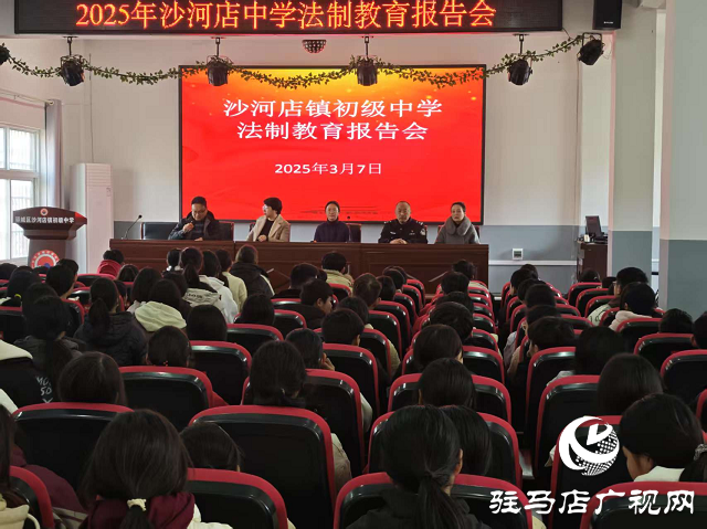 驛城區沙河店鎮：法治宣傳進校園 普法護航助成長