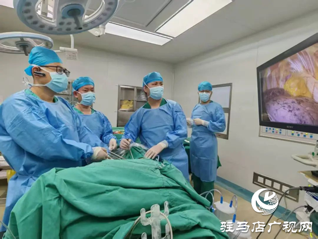 駐馬店市中醫院成功完成高難度單孔胸腔鏡肺葉袖式切除術