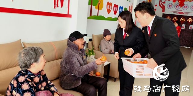 正陽縣人民法院真陽法庭：養老院里送法忙
