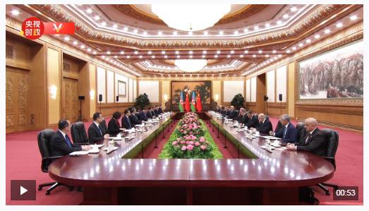 獨家視頻丨習近平：我愿同總統先生一道努力 開啟中阿全方位合作新篇章