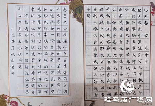 駐馬店職業技術學院成功舉辦“墨韻校園，詩詠青春”硬筆詩詞大賽