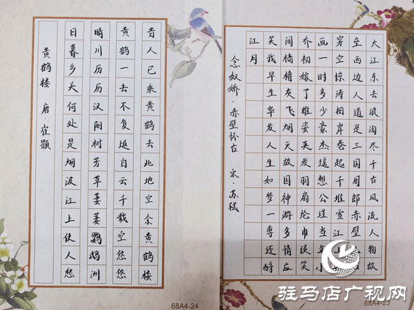 駐馬店職業技術學院成功舉辦“墨韻校園，詩詠青春”硬筆詩詞大賽