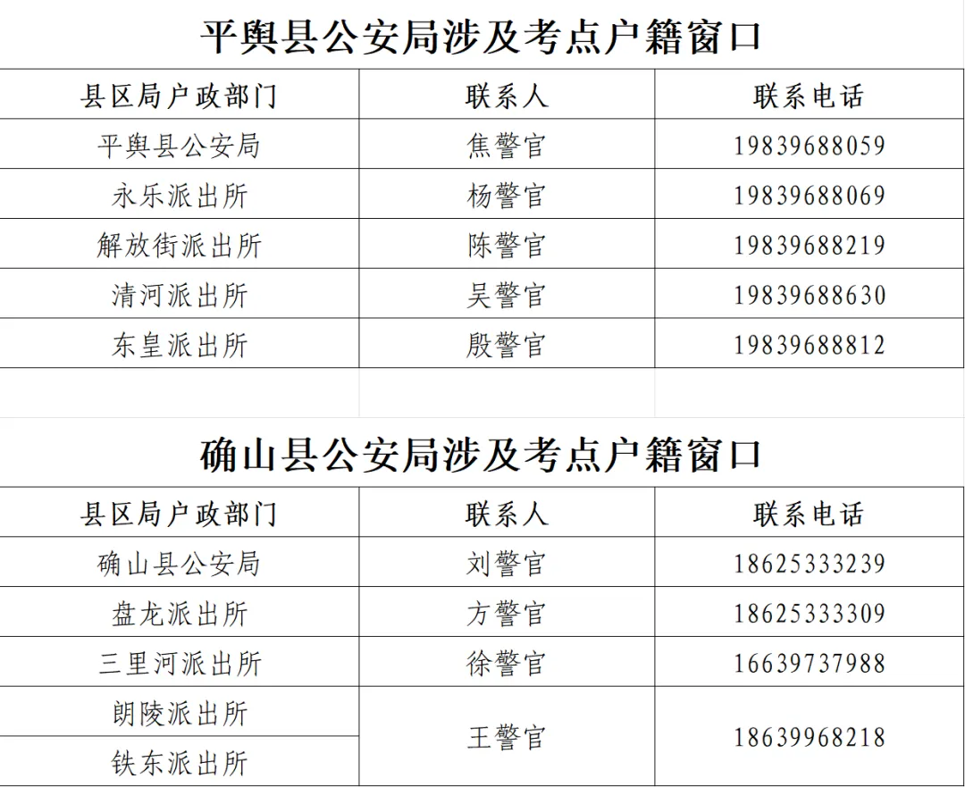 駐馬店公安為高考學子辦證開通 “綠色通道”