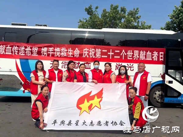 平輿縣星火志愿者協會積極開展“6.14獻血日”志愿服務活動