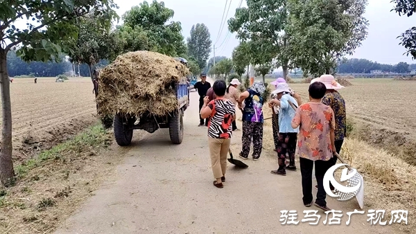 平輿縣廟灣鎮：秸稈清運在行動 人居環境再提升