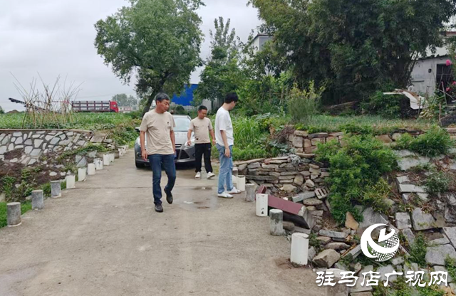 驛城區朱古洞鄉：雨中巡查防風險 筑牢防線保民安