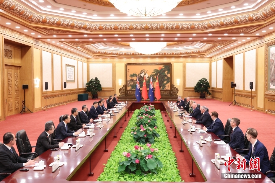 習近平會見新西蘭總理拉克森