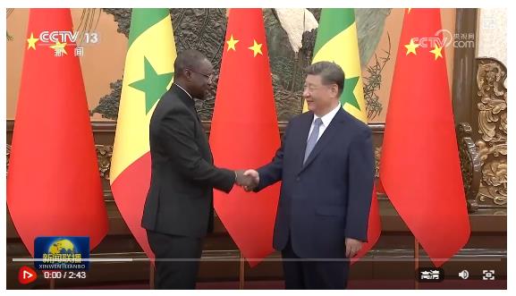 習近平會見塞內加爾總理松科