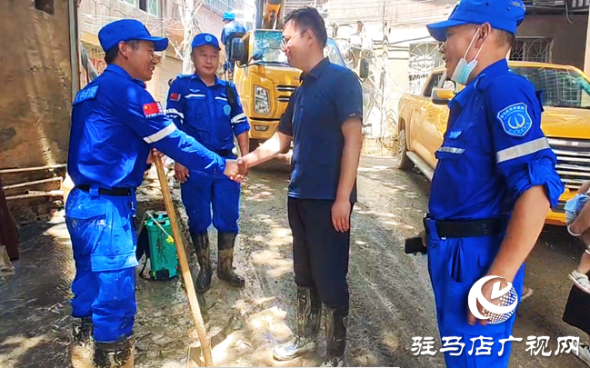 豫黔同心戰洪災 天中救援顯擔當