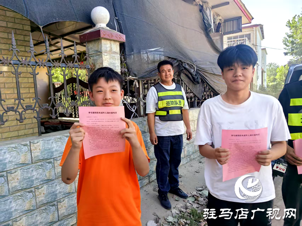 平輿縣李屯鎮：聯動巡查 共筑防溺水“安全墻”