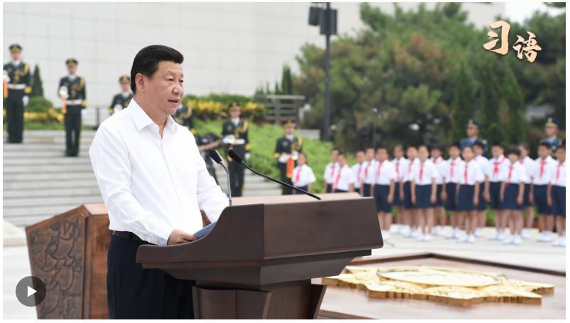 習語｜中國人民將堅定不移捍衛用鮮血和生命寫下的歷史