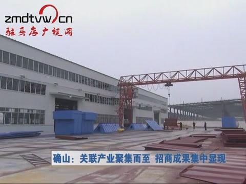 確山：關聯產業集聚而至 招商成果集中顯現